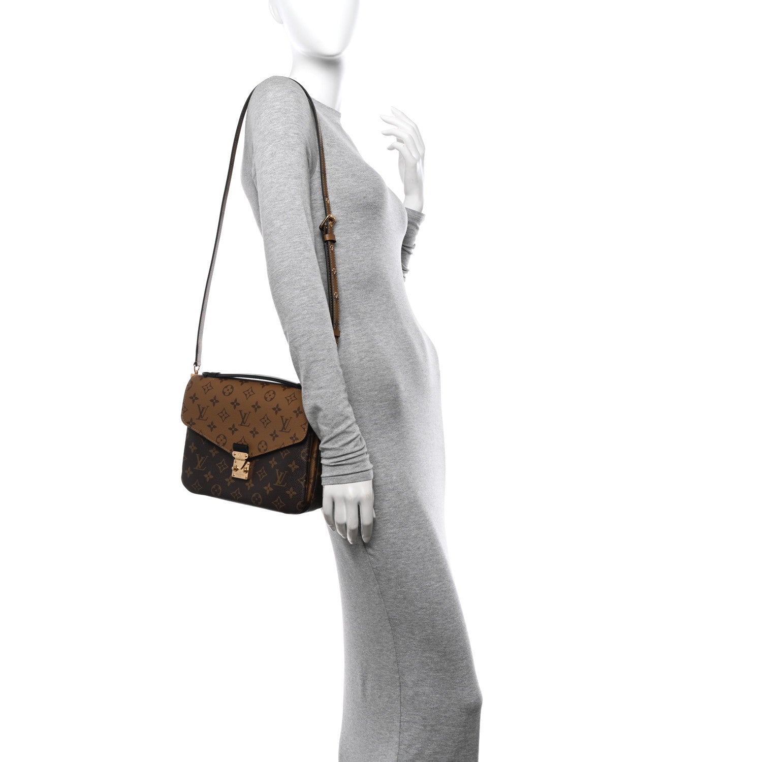 Louis Vuitton Reverse Monogram Pochette Metis 2 of 10