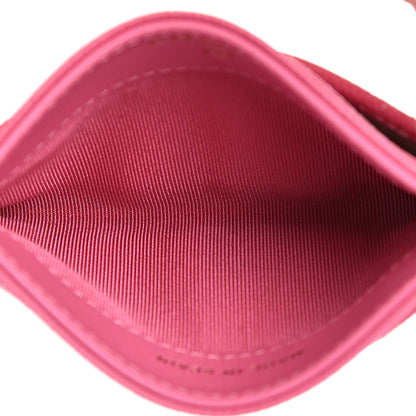 Chanel Caviar Quilted Card Holder Pink 5 of 9