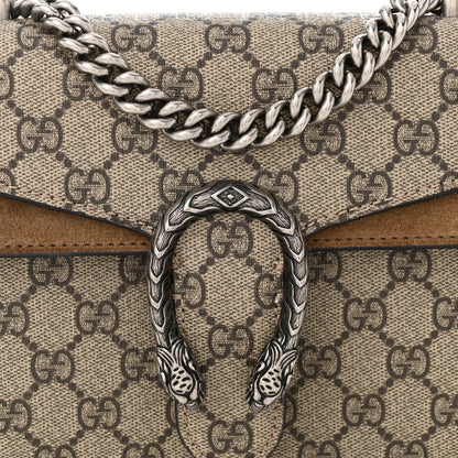 Gucci GG Supreme Monogram Mini Dionysus Shoulder Bag Taupe 8 of 10