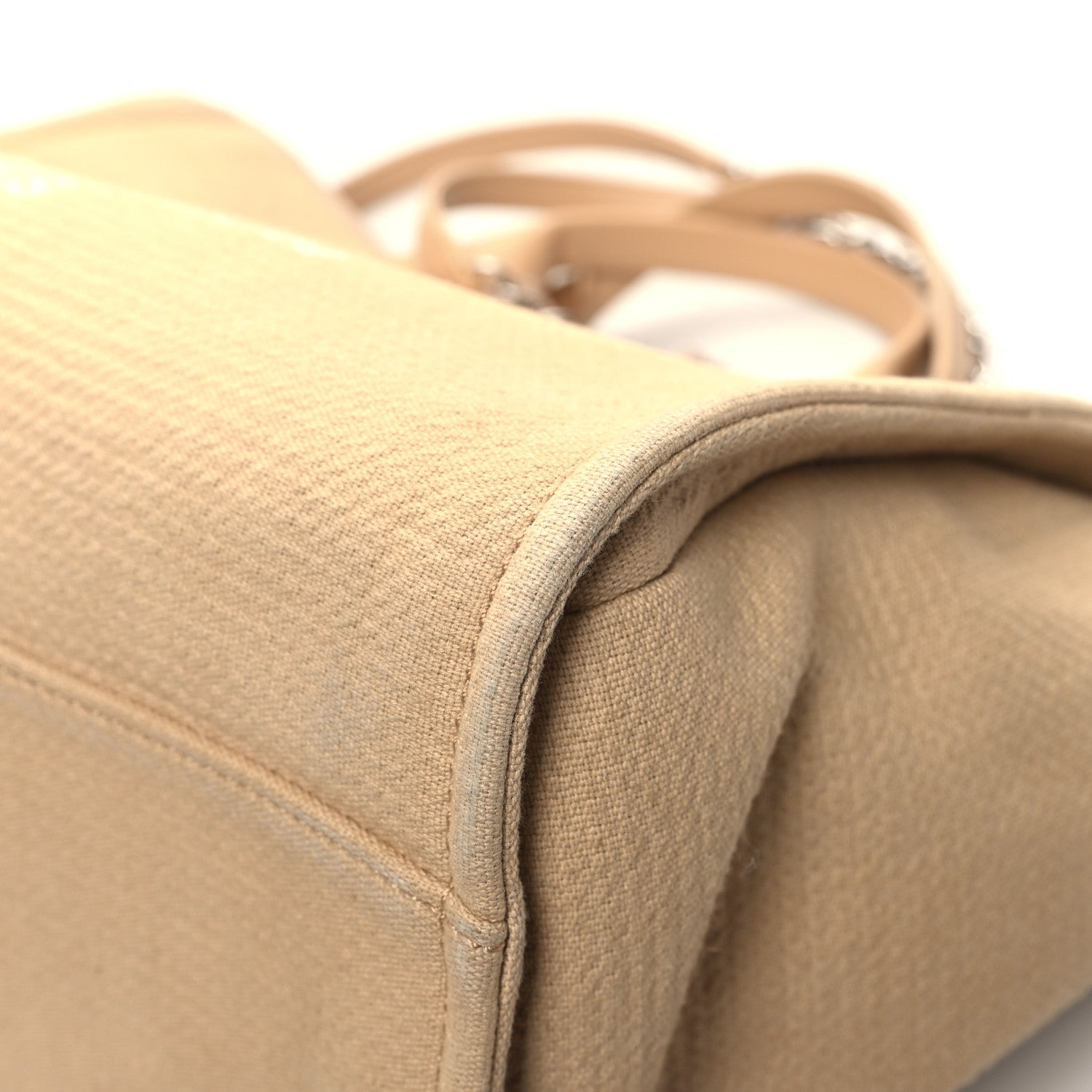 Chanel Mixed Fibers Medium Deauville Tote Beige 12 of 16