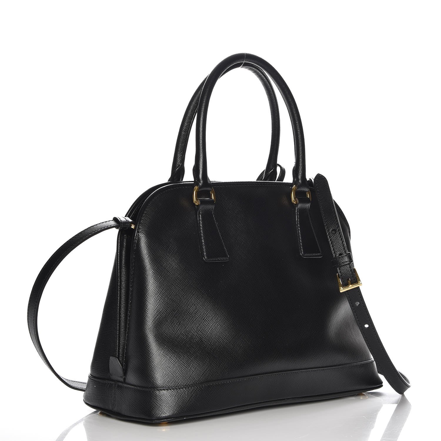 Prada Saffiano Lux Open Promenade Tote Black 4 of 9