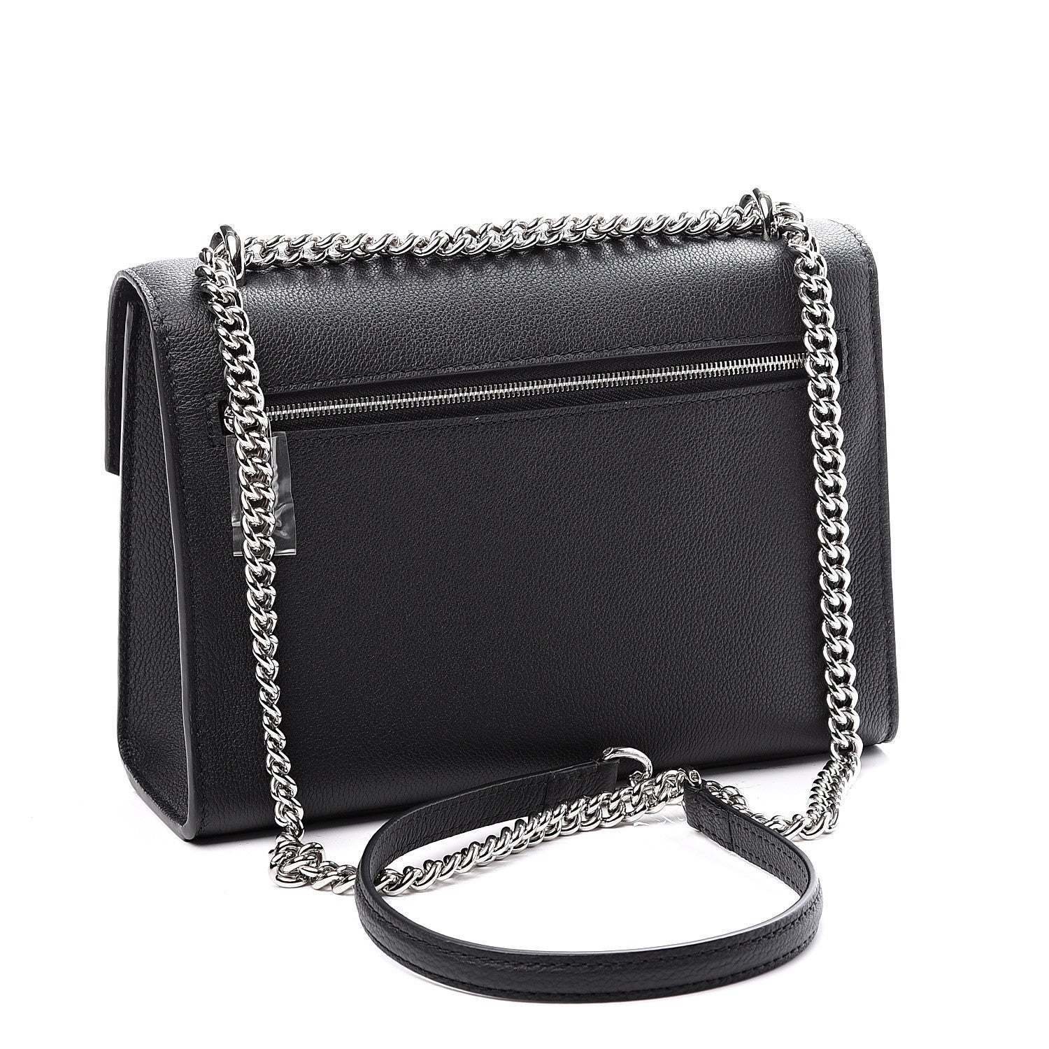Louis Vuitton Soft Calfskin My Lockme Chain Bag BB Black 2 of 9