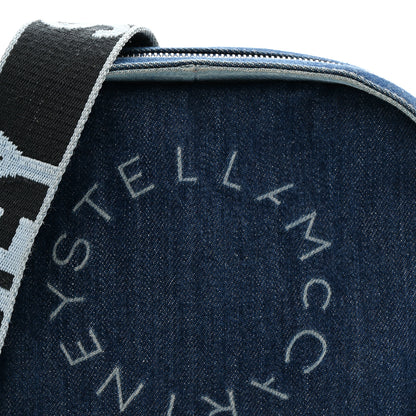 Stella McCartney Eco Alter Denim Logo Small Camera Bag Orion Blue 7 of 13