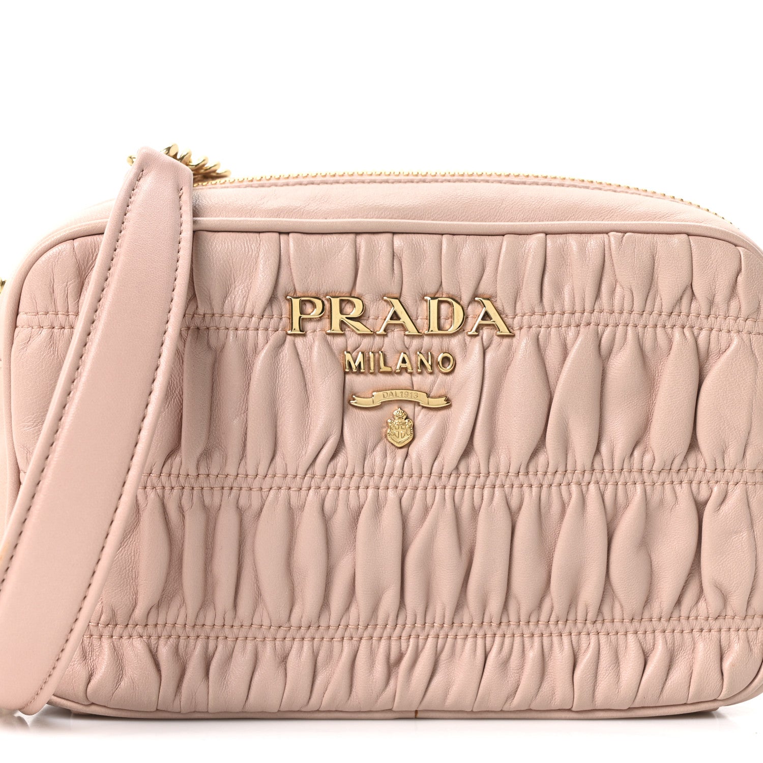 Prada Nappa Gaufre Camera Bag Cipria 8 of 10