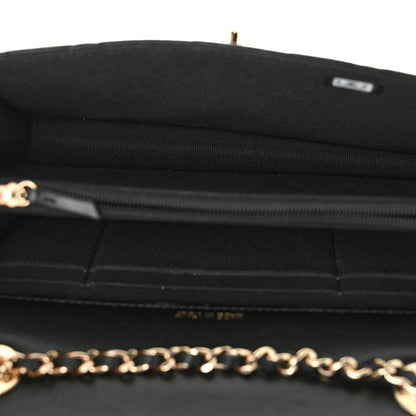 Chanel Lambskin Quilted Trendy CC Dual Handle Clutch With Chain Black 5 of 12