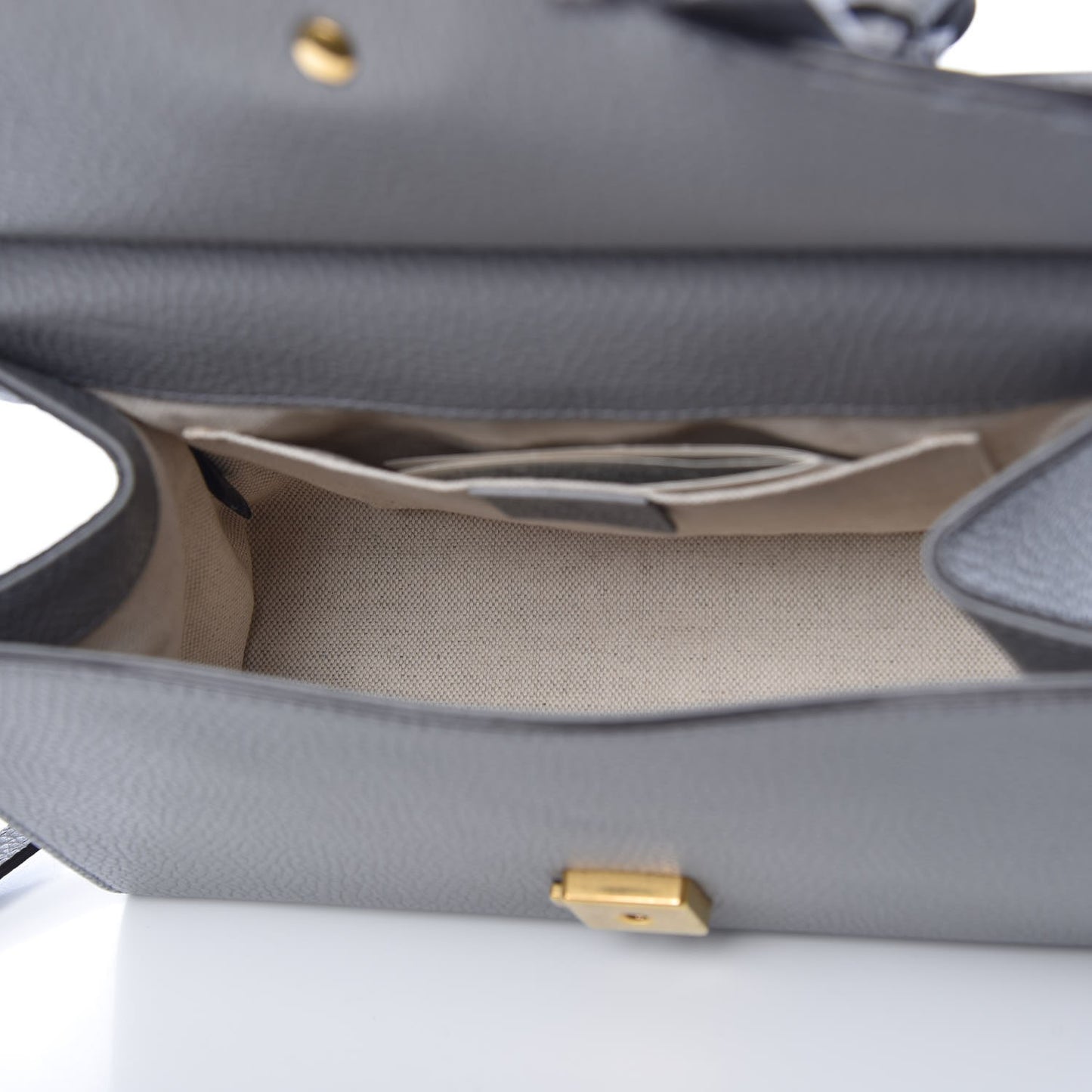 Cellarius Calfskin Mini GG Marmont Top Handle Bag Deep Grey