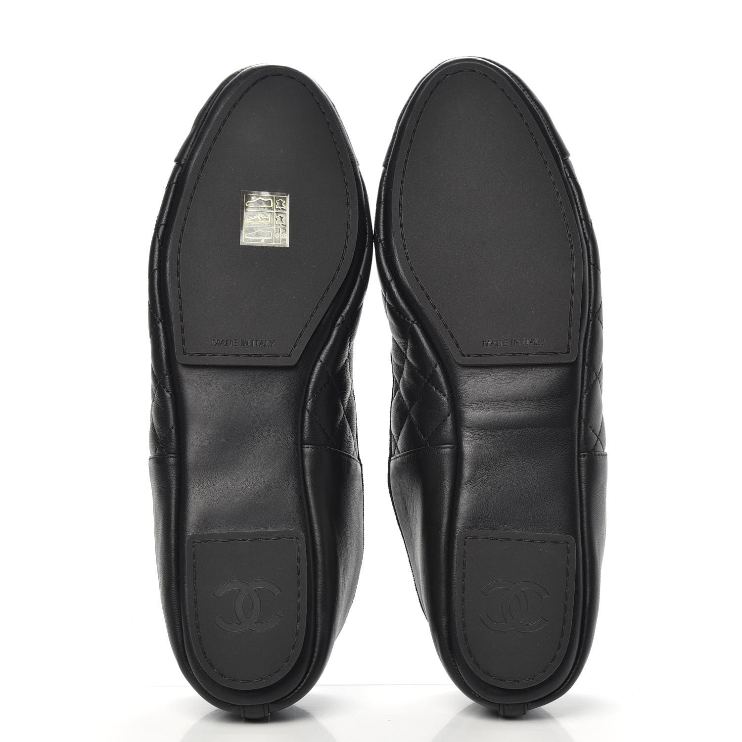 Chanel Lambskin Quilted Cap Toe Slipper With Pouch 41 Black 6 of 10