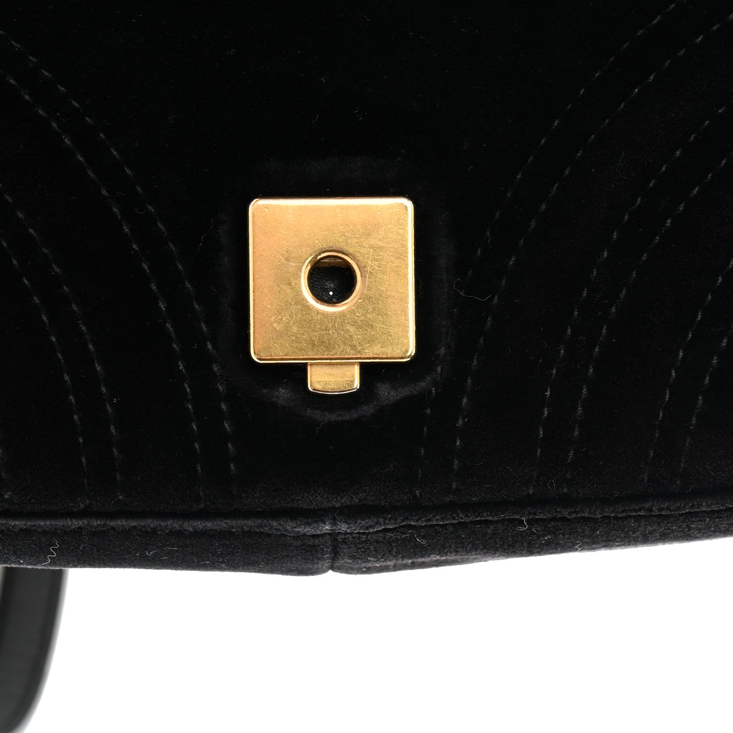 Gucci Velvet Matelasse Mini GG Marmont Shoulder Bag Black 16 of 25
