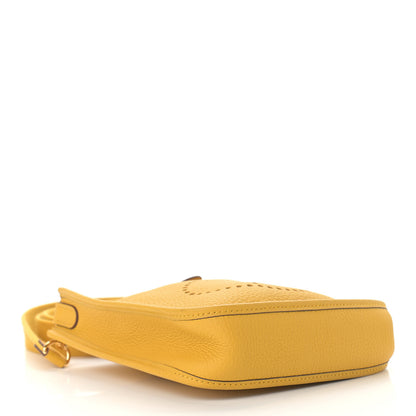 Hermes Taurillon Clemence Evelyne TPM Jaune Ambre 3 of 11