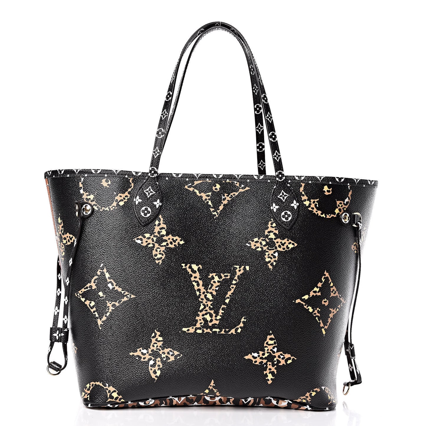 Monogram Giant Jungle Neverfull MM Black