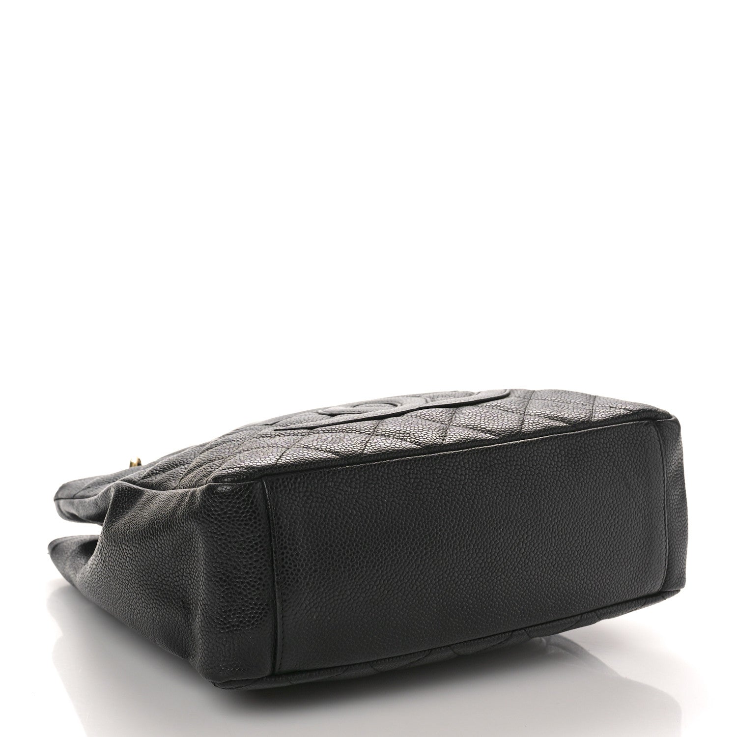 Chanel Caviar Quilted Petit Shopping Tote PST Black 4 of 13