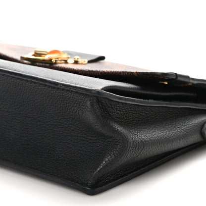 Louis Vuitton Damier Ebene Vavin Chain Wallet Black 8 of 10