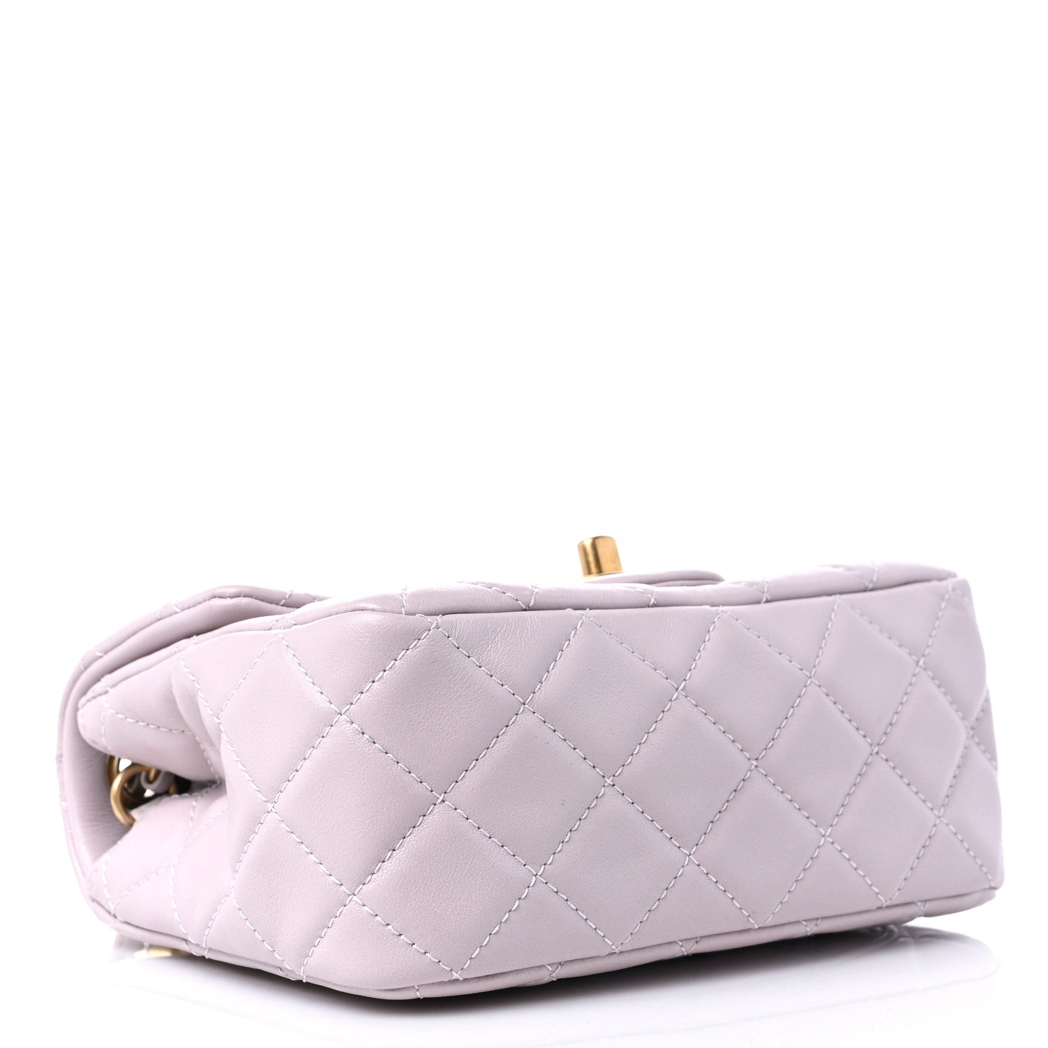 Chanel Lambskin Quilted Mini Pearl Crush Flap Light Purple 4 of 10