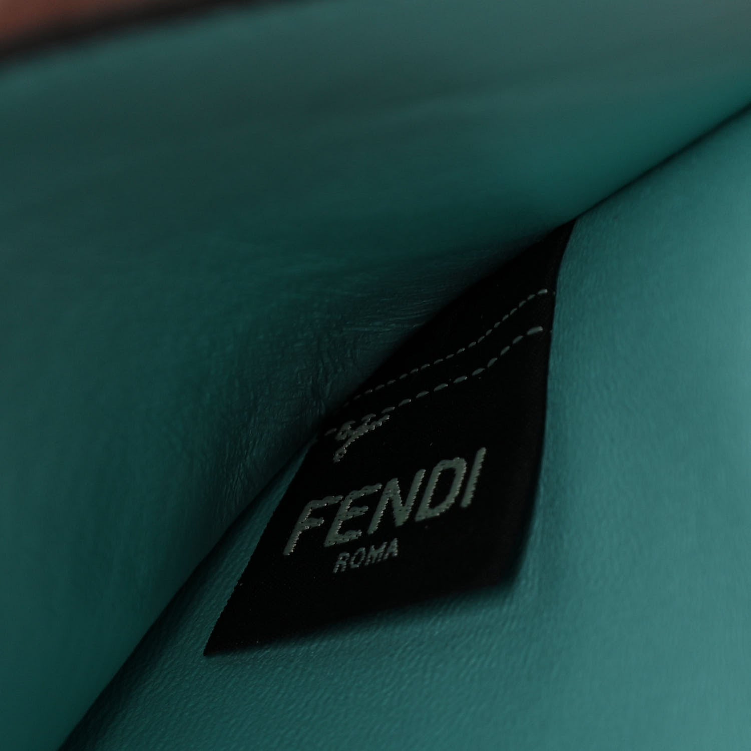 Fendi Cuoio Romano Selleria Large Baguette Papavero 12 of 14