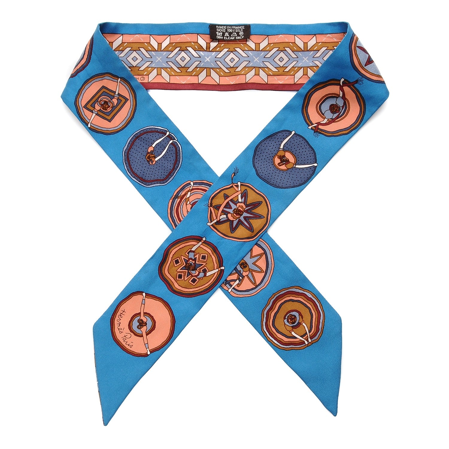 Hermes Silk Belles du Mexique Twilly 1 of 4