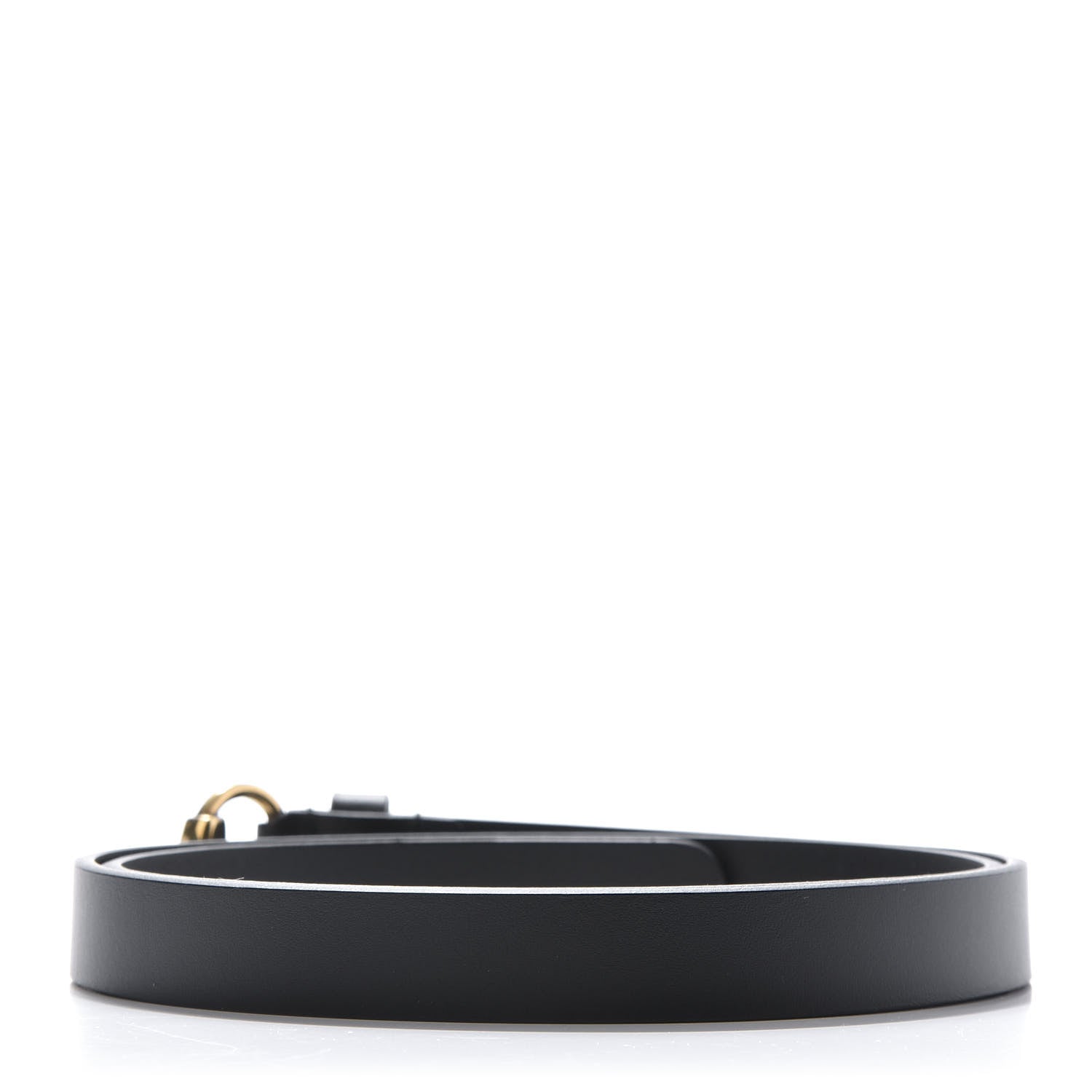 Gucci Calfskin Horsebit Buckle Belt 90 36 Black 2 of 5