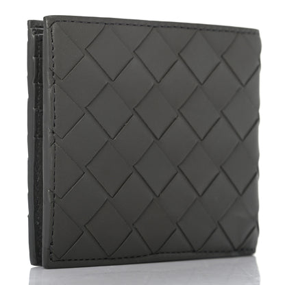 Bottega Veneta Nappa Maxi Intrecciato Bi-Fold Wallet Light Graphite 3 of 6