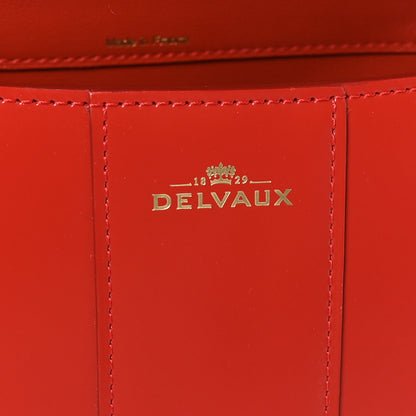 Delvaux Box Calfskin MM Brillant Satchel Red 7 of 11