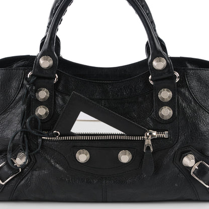 Balenciaga Agneau Giant 21 Silver Hardware Part Time Black 8 of 12