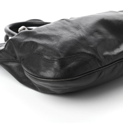 Prada Soft Calf Shopping Tote Black 6 of 10