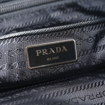Prada Tessuto Nylon Saffiano Tote Black 6 of 9