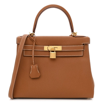 Hermes Togo Kelly Retourne 28 Gold 1 of 10