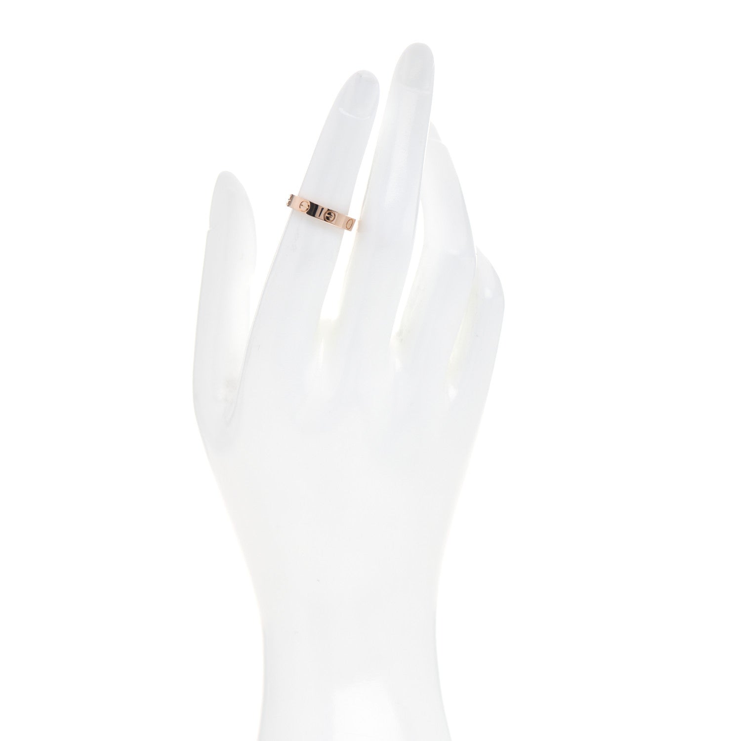 Cartier 18K Pink Gold 3.5mm LOVE Wedding Band Ring 49 4.75 2 of 5