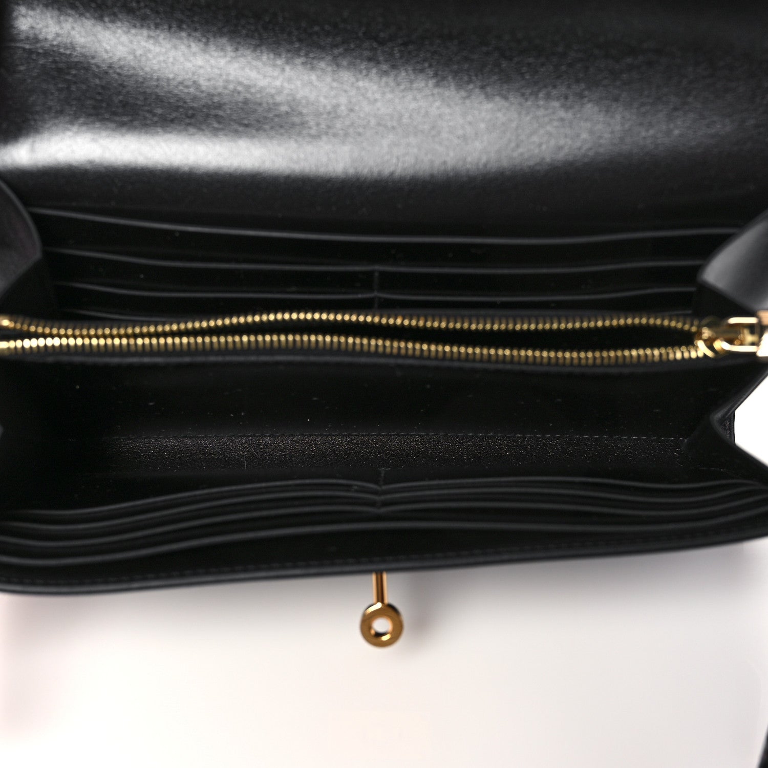 Hermes Box Kelly Longue Wallet Black 5 of 9