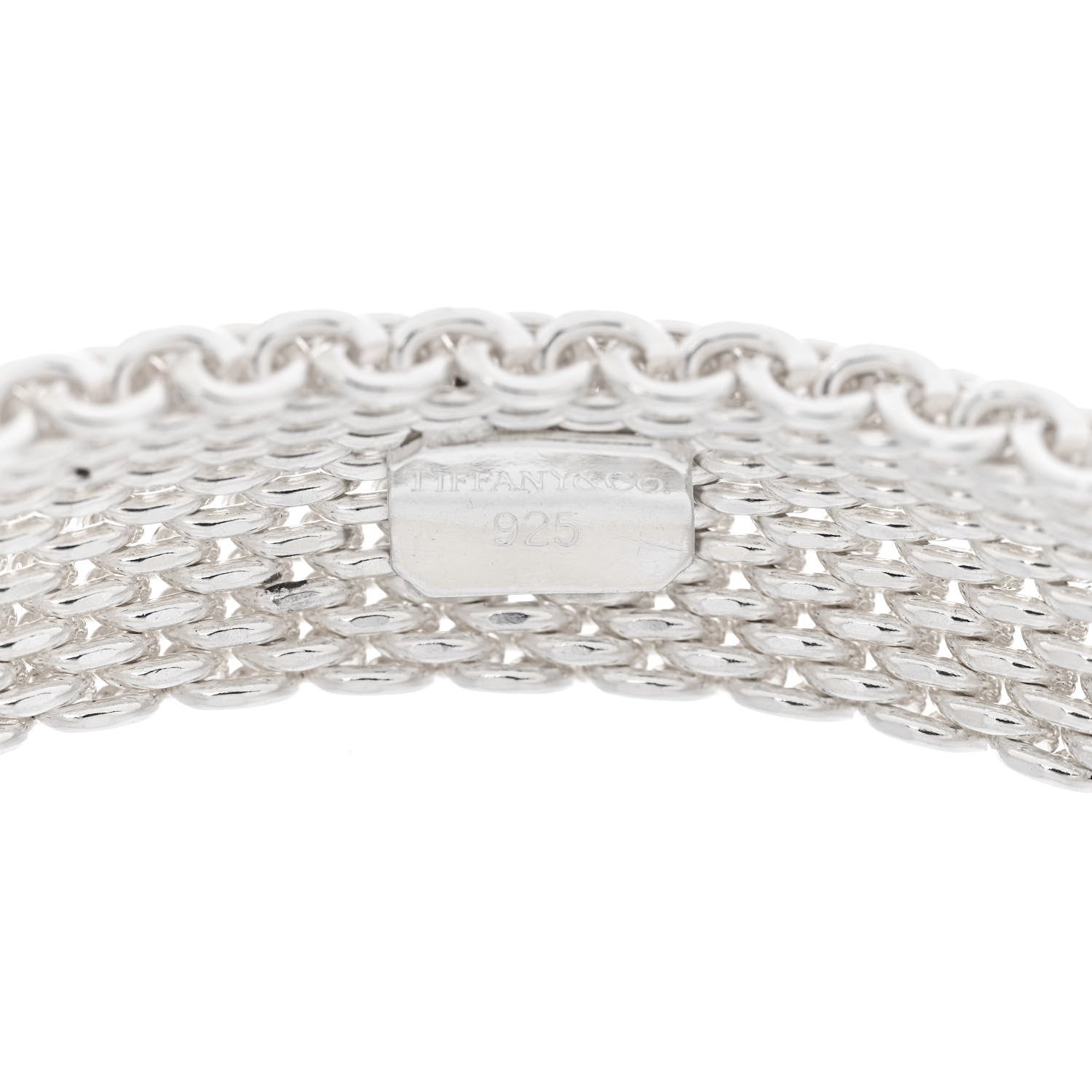 Tiffany Sterling Silver Somerset Mesh Bracelet 4 of 4