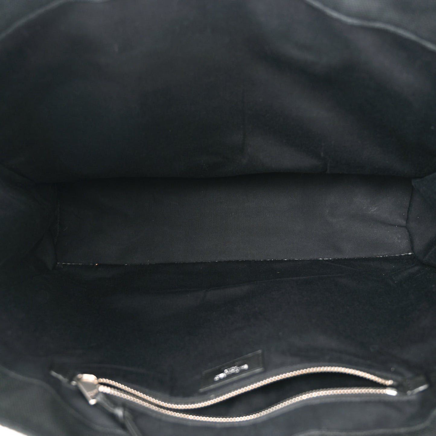 Raffia Linen Calfskin Rive Gauche Tote Black