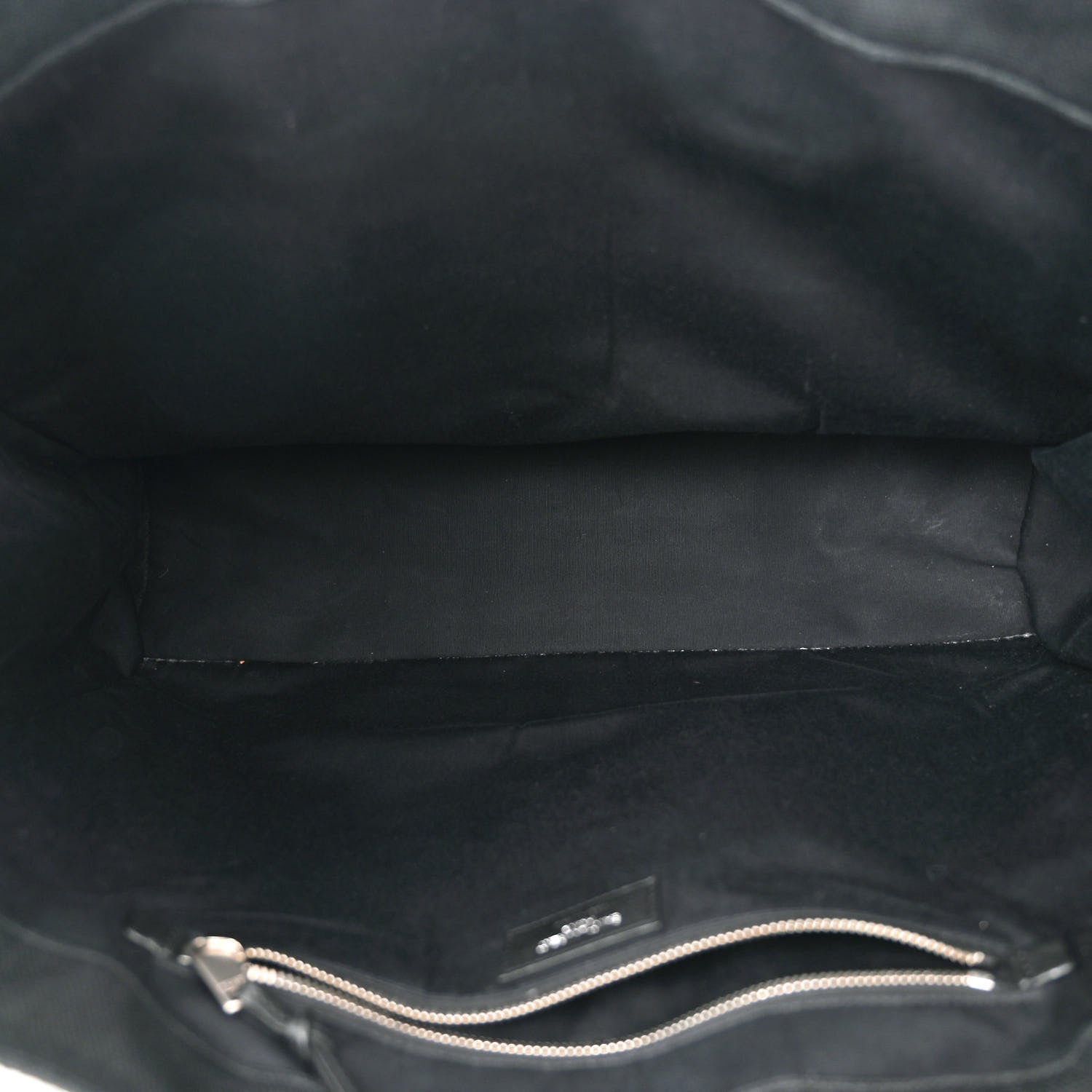 Saint Laurent Raffia Linen Calfskin Rive Gauche Tote Black 4 of 10