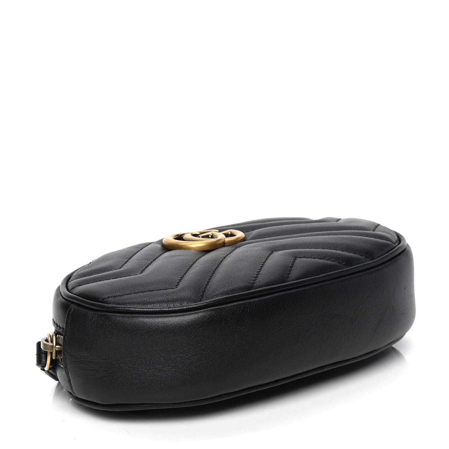 Calfskin Matelasse GG Marmont Belt Bag 85 34 Black