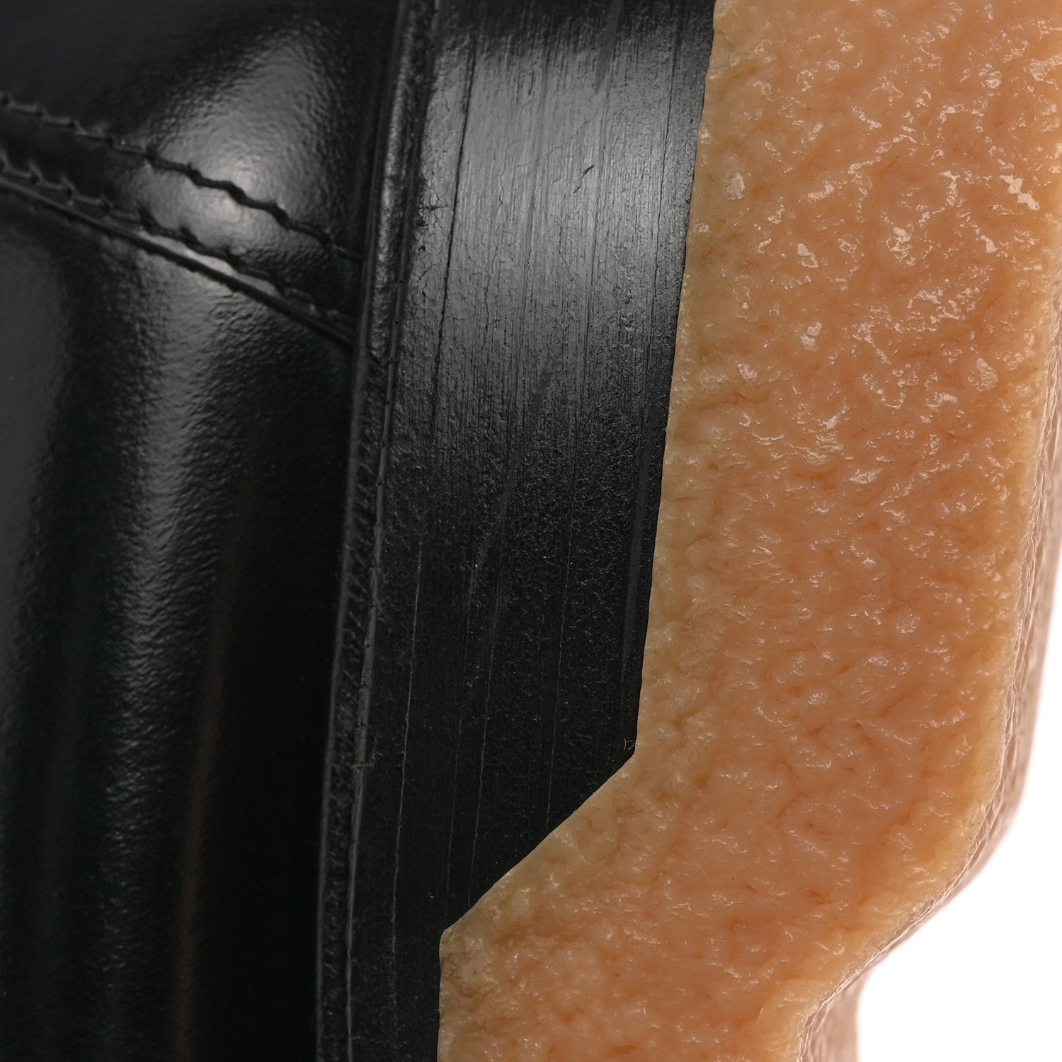 Hermes Glossed Calfskin Womens Dublin Loafers 36 Black 12 of 20