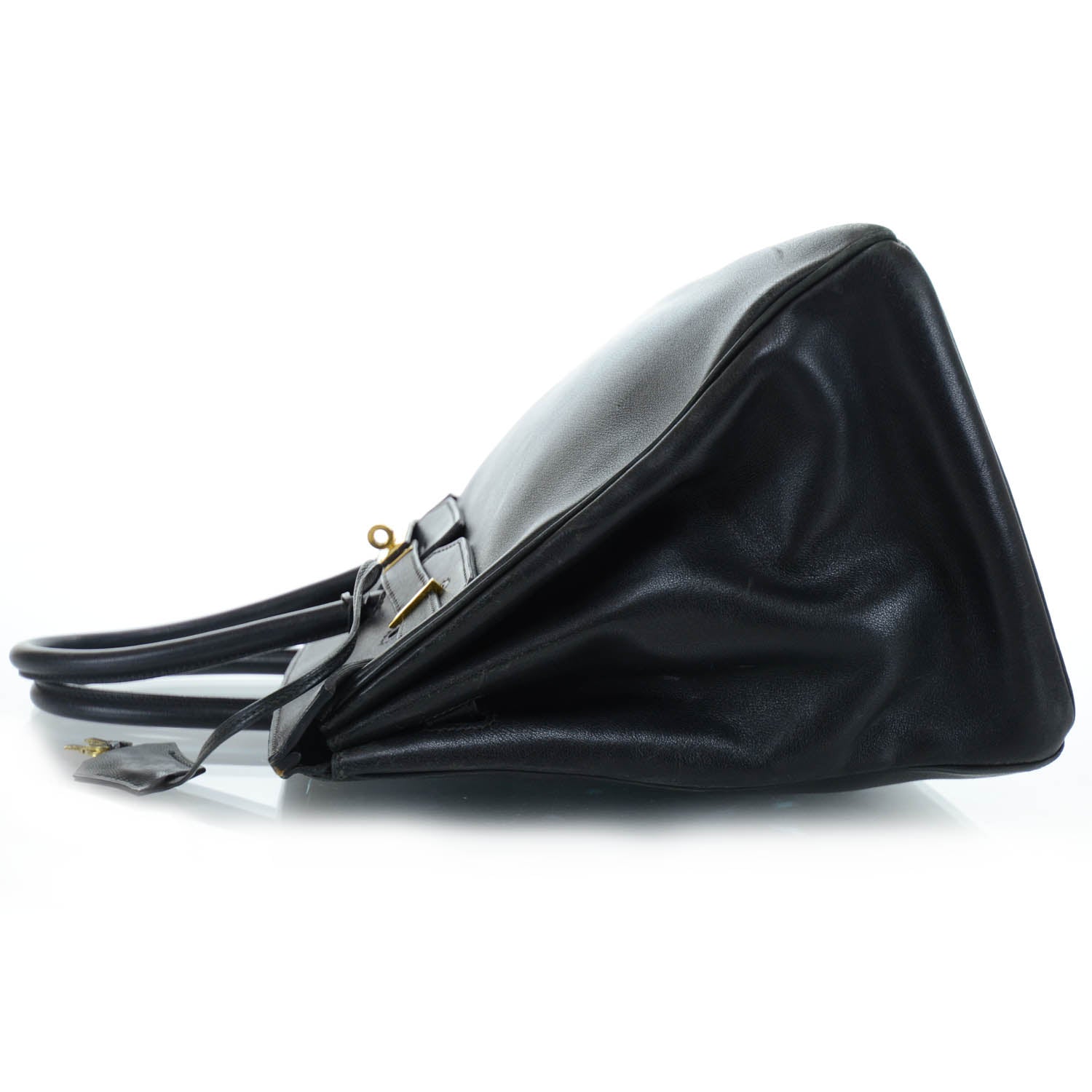 Hermes Box Calfskin Birkin 35 Black 6 of 9