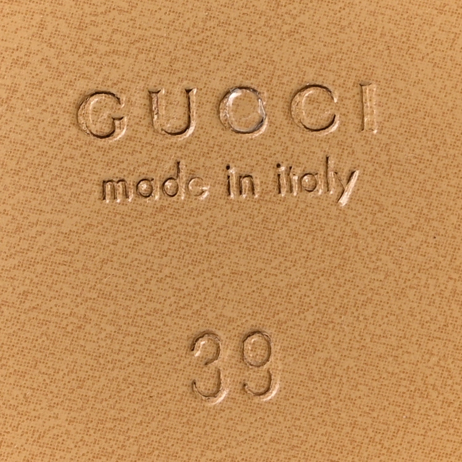 Gucci Calfskin Monogram Horsebit Womens Slide Sandals 39 Beige Ebony Sundial 7 of 9