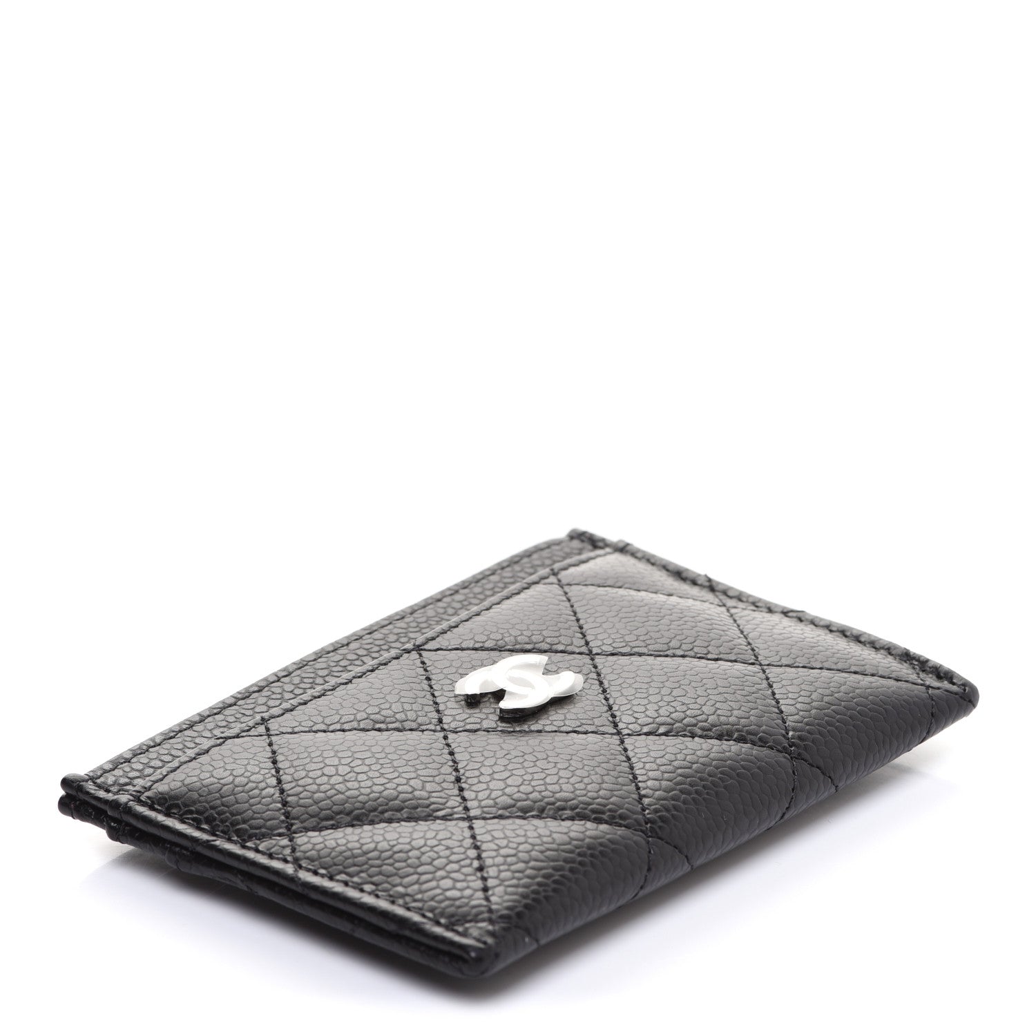 Chanel Caviar Quilted Card Holder Black 4 of 10