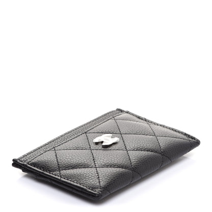 Chanel Caviar Quilted Card Holder Black 4 of 10