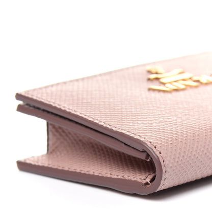 Prada Saffiano Metal Business Card Holder Cipria 9 of 11