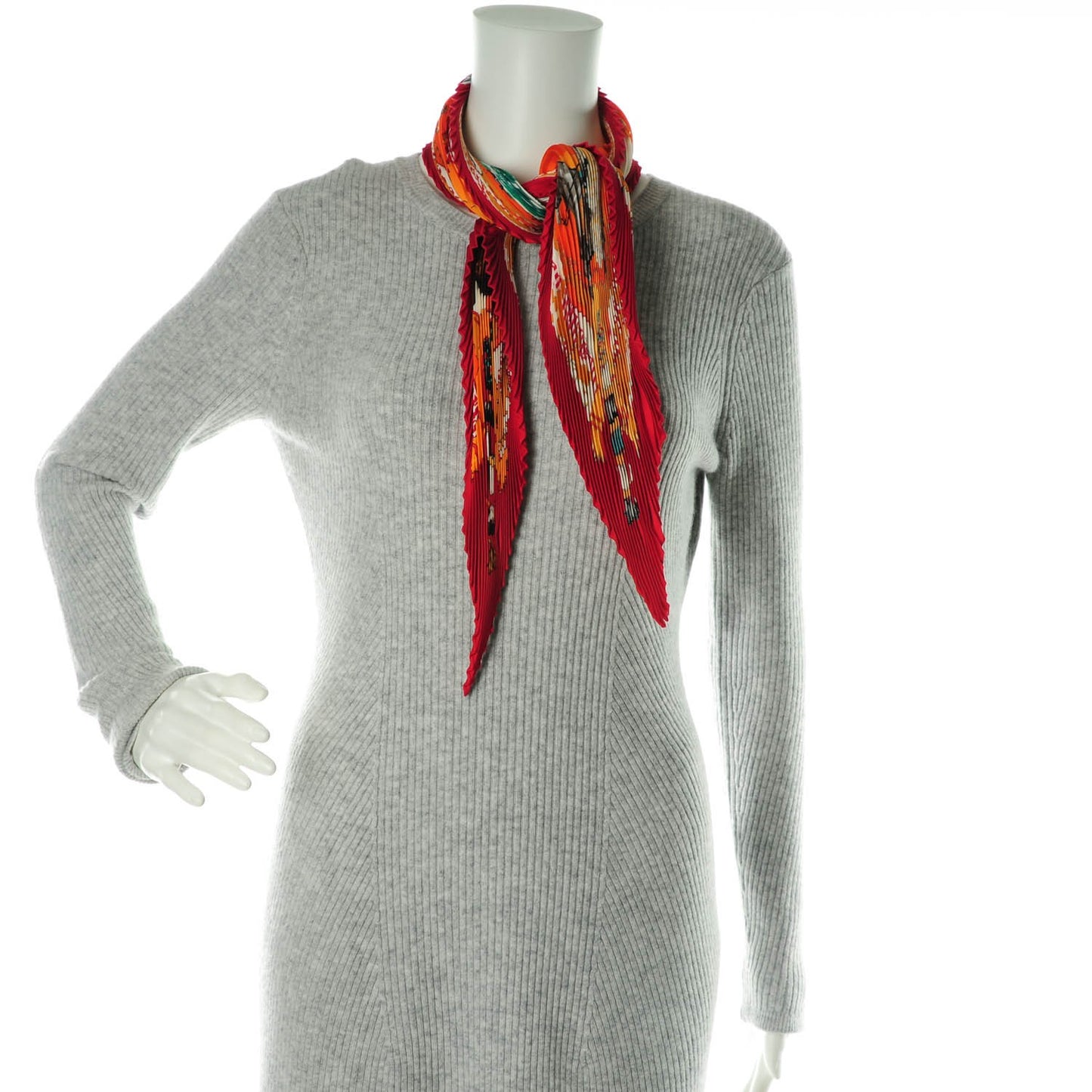 Silk Plisse Feria de Sevilla Scarf 90