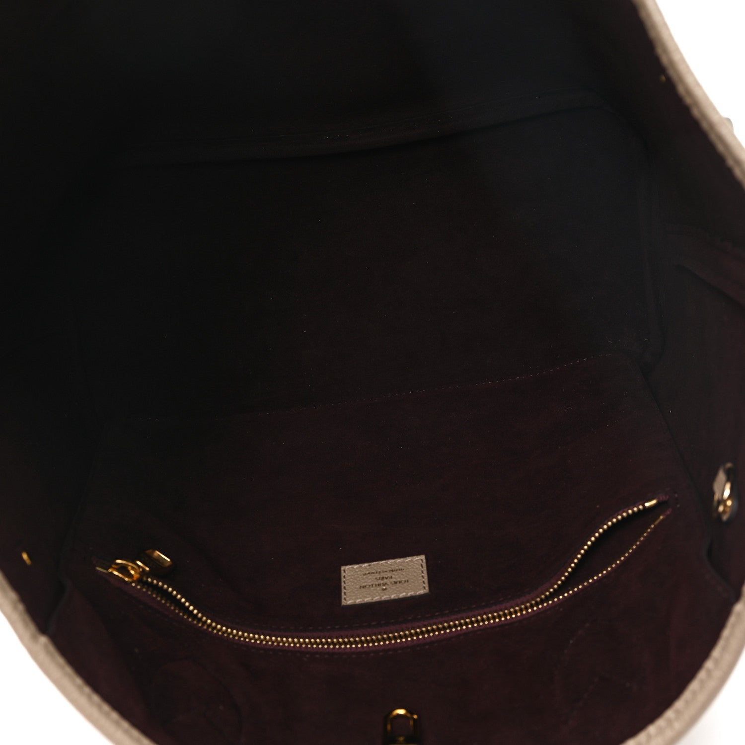 Louis Vuitton Empreinte Monogram Giant Neverfull MM Tourterelle 5 of 10