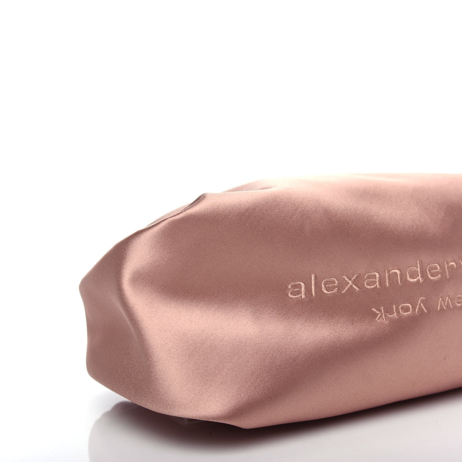 Alexander Wang Satin Mini Scrunchie Bag Sand Stone 7 of 9