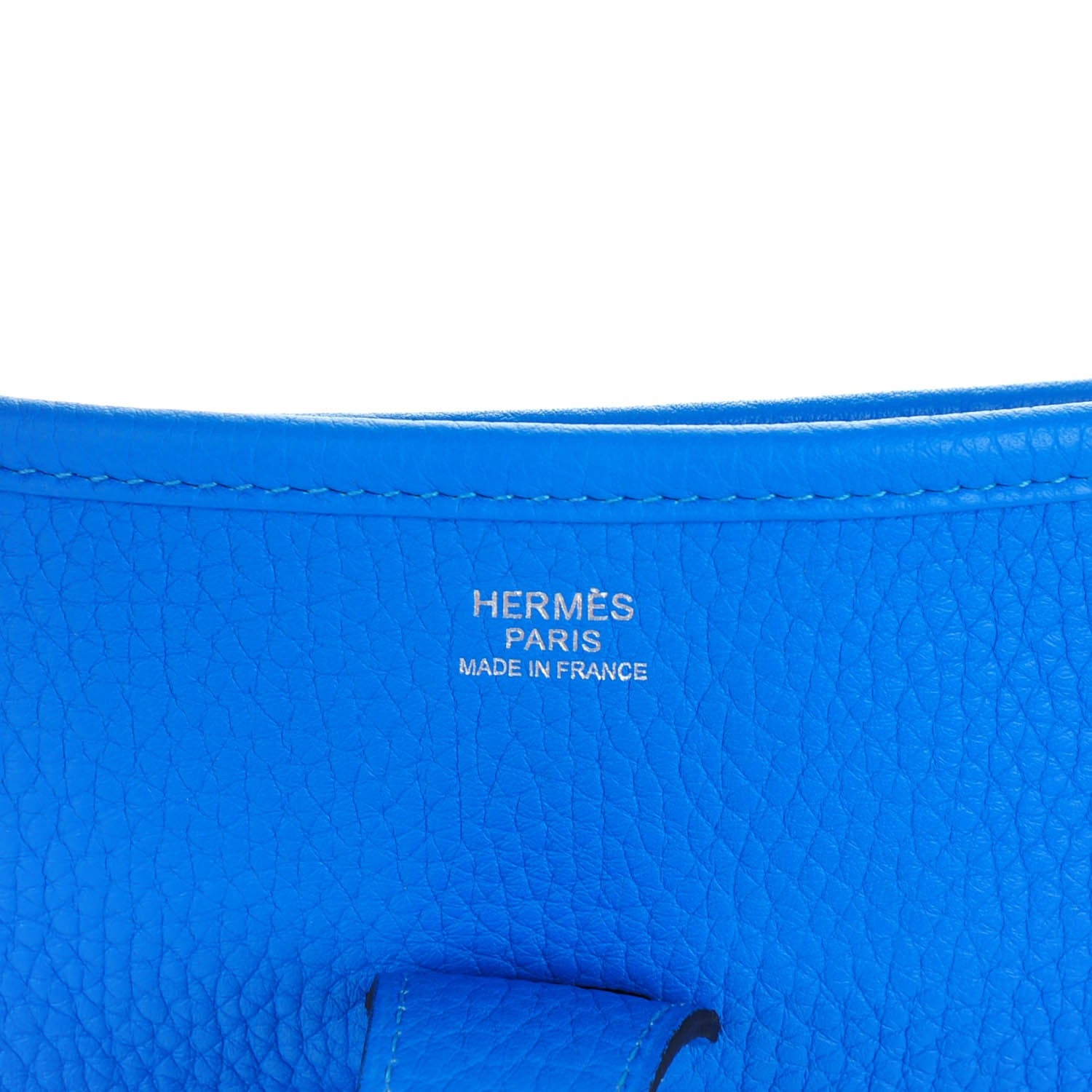 Hermes Taurillon Clemence Evelyne III GM Bleu Hydra 6 of 9