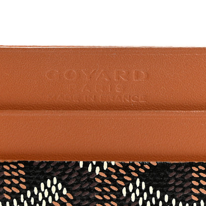 Goyard Goyardine Saint Sulpice Card Holder Black Gold 5 of 7