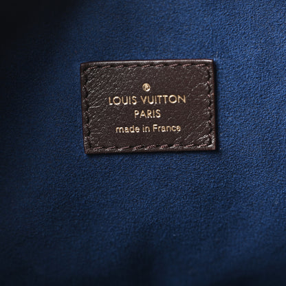 Louis Vuitton Calfskin Embossed Monogram Coussin Hobo MM Chocolate 6 of 9