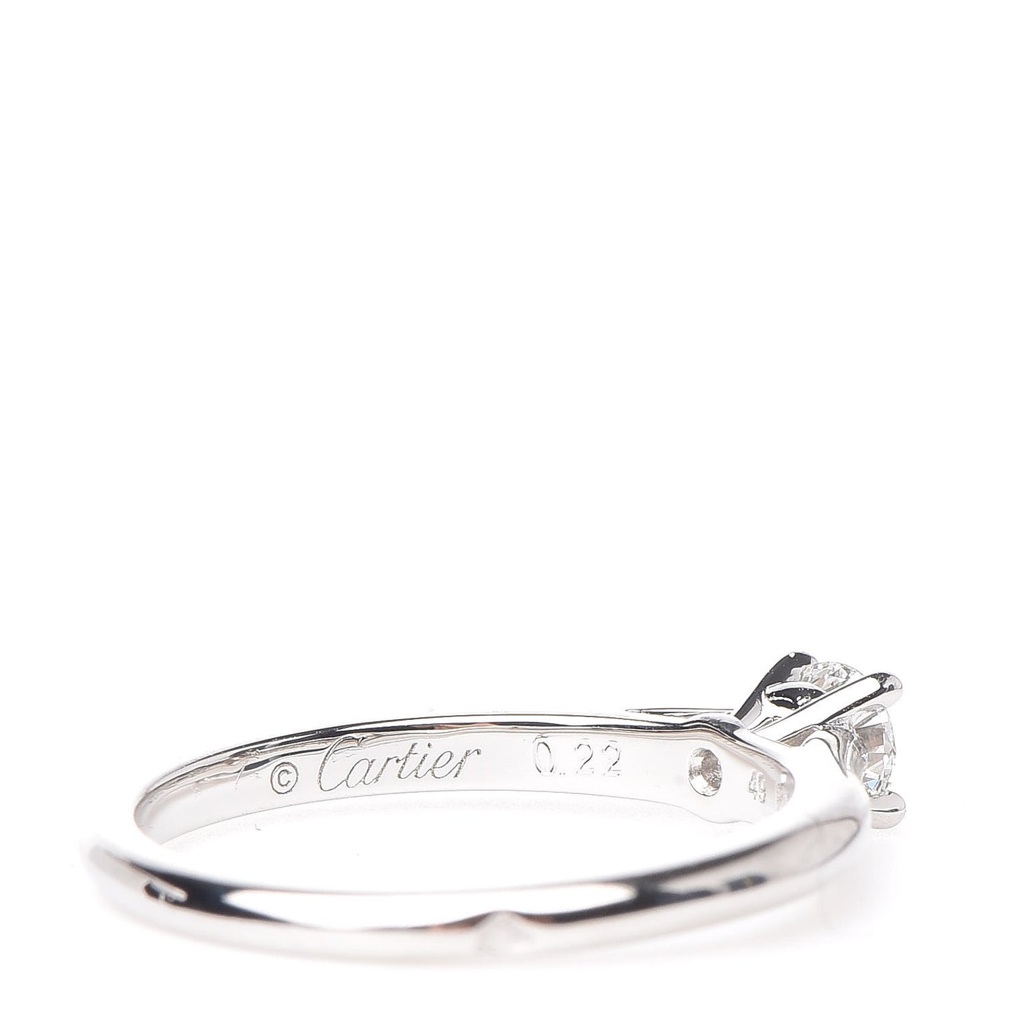 Platinum Diamond .22ct Solitaire Engagement Ring 49 5