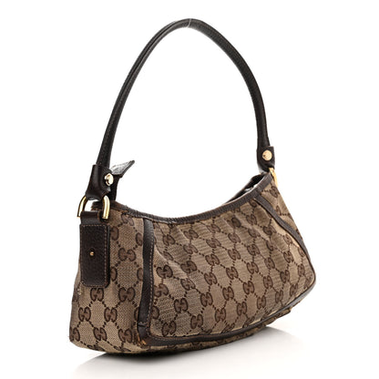 Gucci Monogram D Ring Abbey Pochette Brown 3 of 14