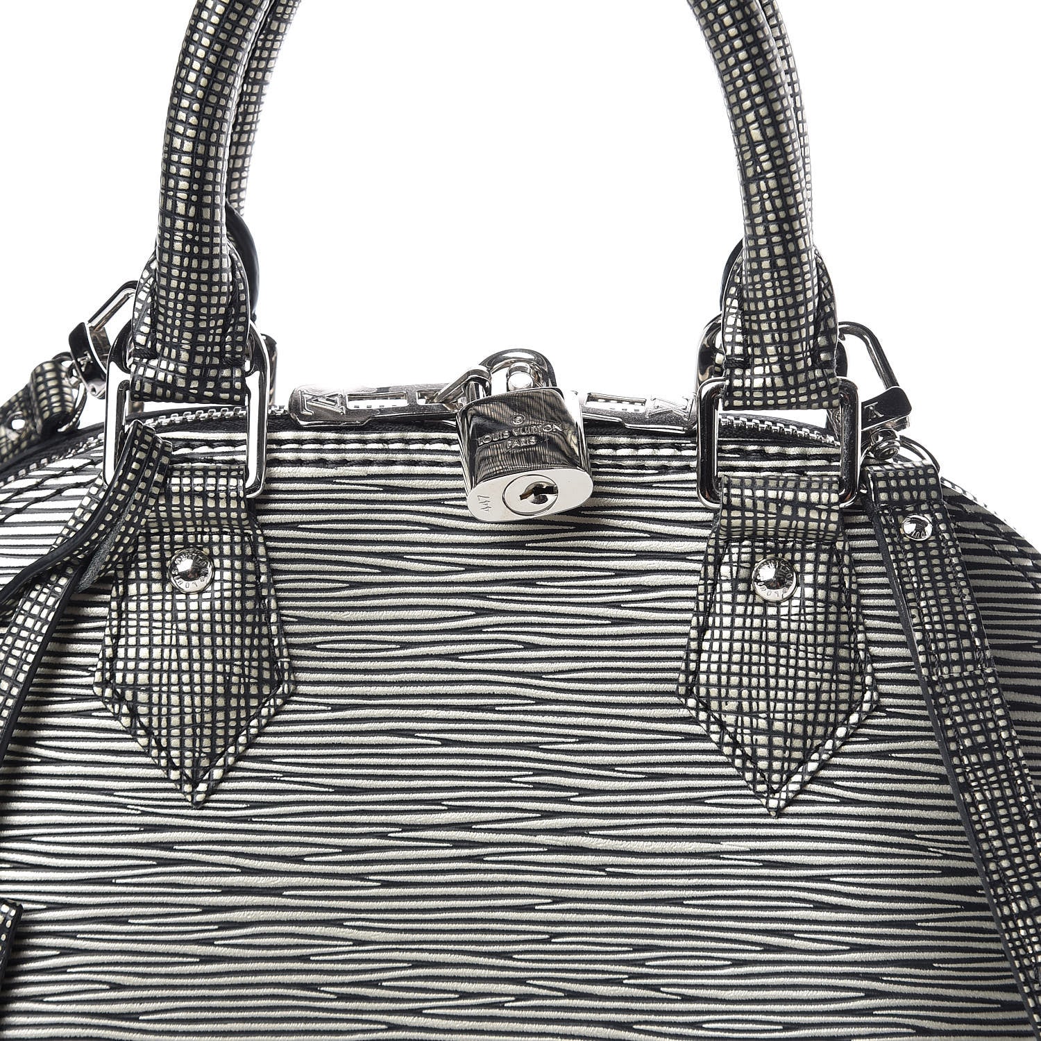 Louis Vuitton Epi Alma BB Platine 8 of 10