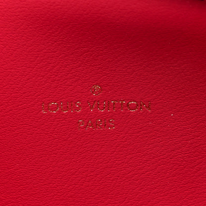 Louis Vuitton Monogram Felicie Chain Wallet Zippered Insert Fuchsia 6 of 6
