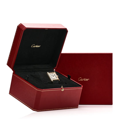 Cartier 18K Yellow Gold Alligator 26mm Tank Louis Quartz Watch 6 of 6