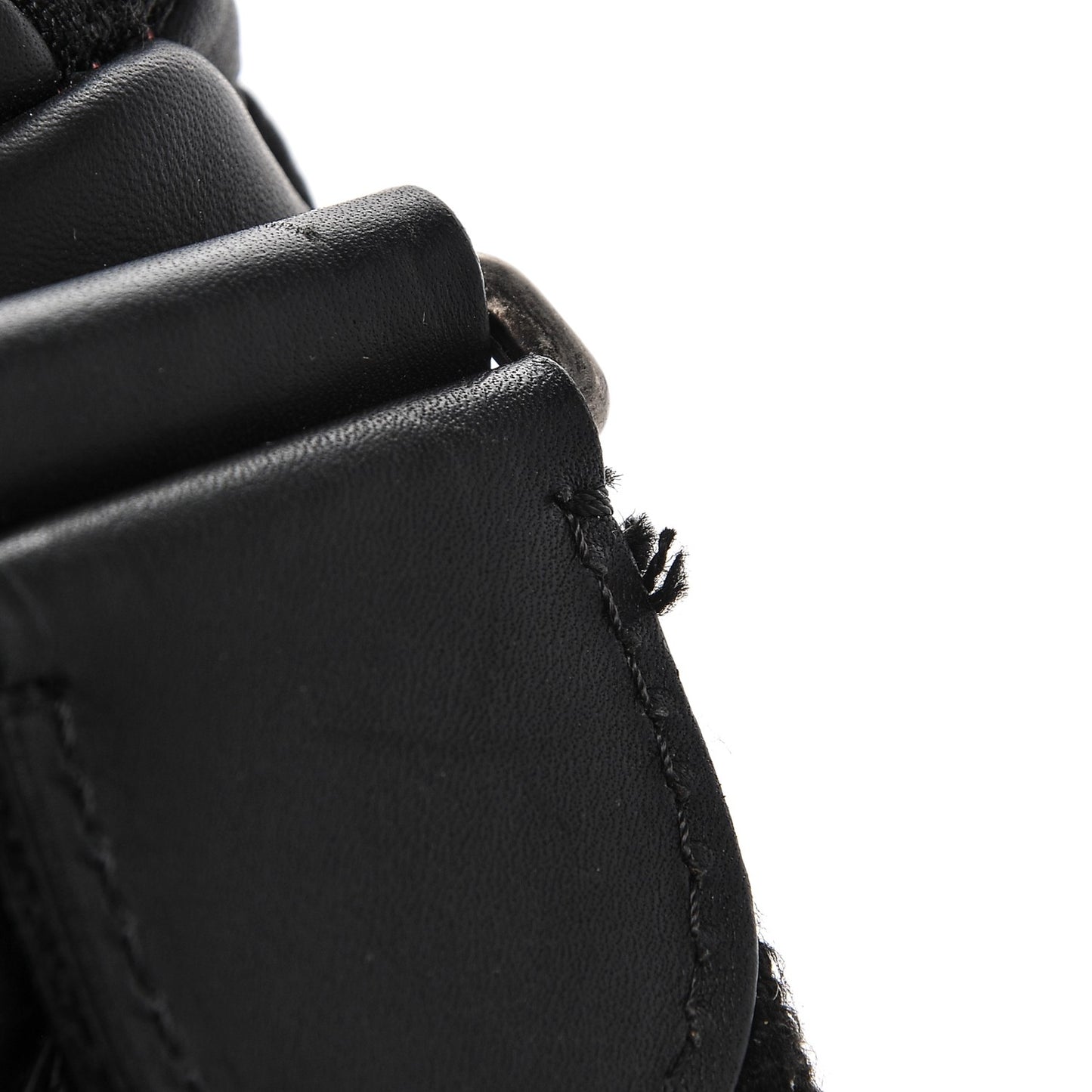 Aged Calfskin Quilted Expandable Messenger Black